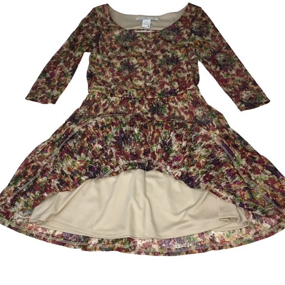 AMERICAN RAG Floral Lace Multi Color Open Back Mini Dress - Women’s Medium - Picture 7 of 15